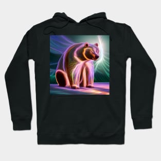 Northern Lights Bear Hoodie